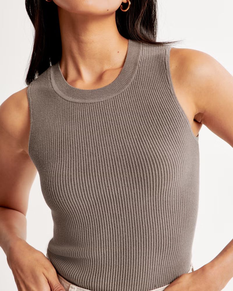 Women's Ottoman Crew Tank | Women's Up To 25% Off Select Styles | Abercrombie.com | Abercrombie & Fitch (US)