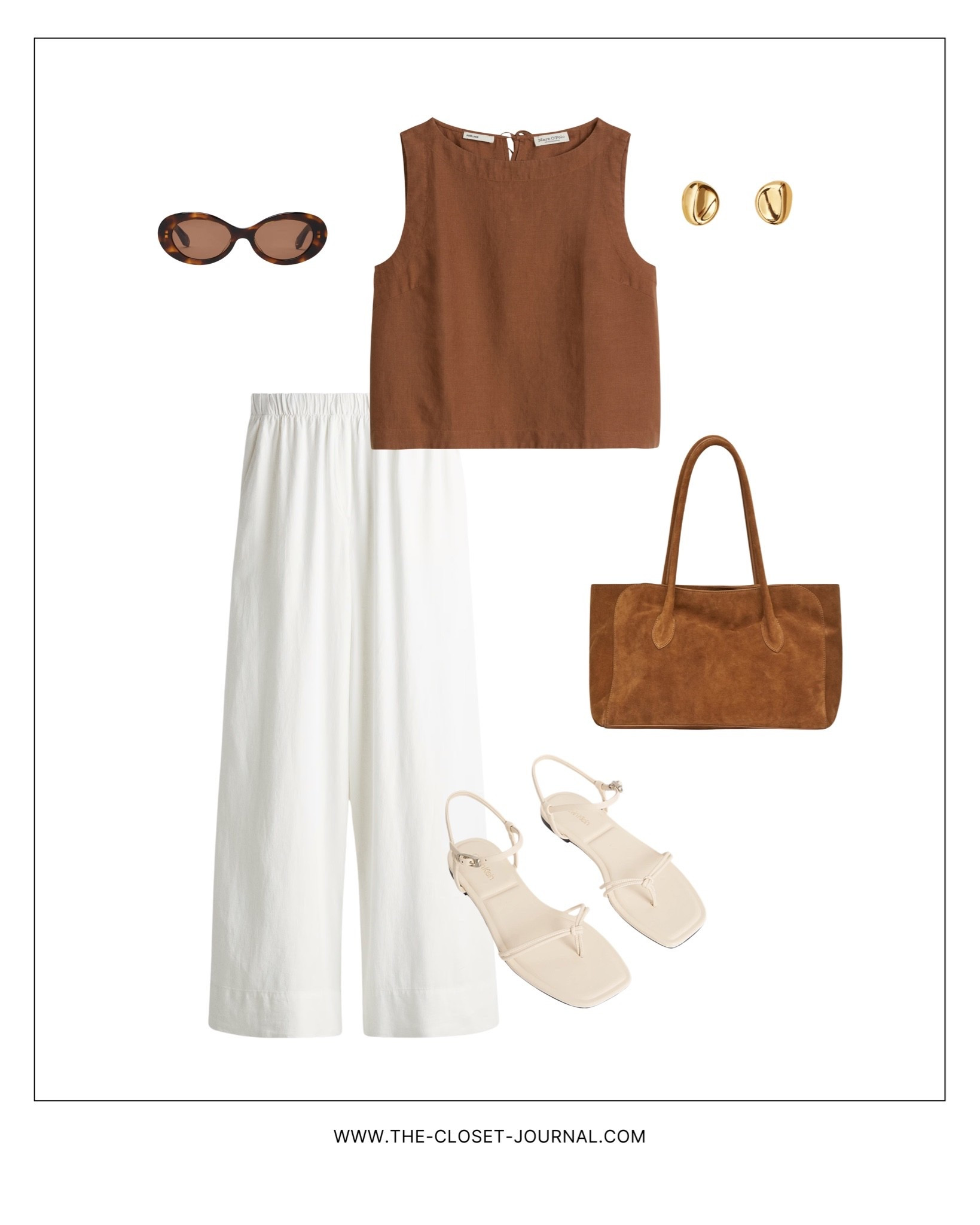 Cream and camel #summerlook #summeroutfit