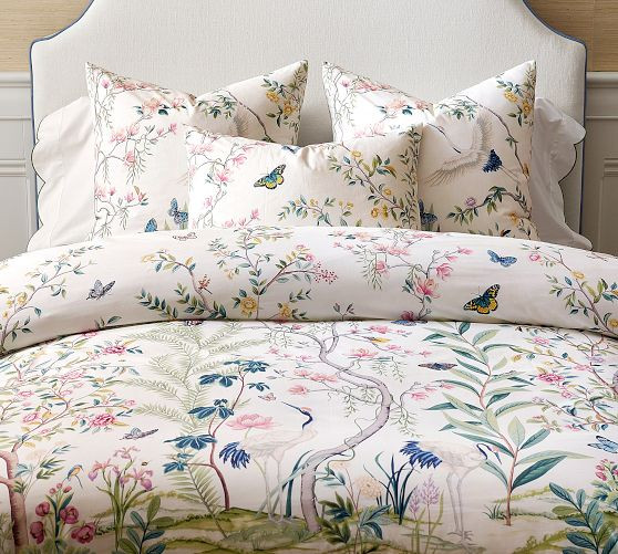 Scallop Embroidered Sham | Pottery Barn (US)