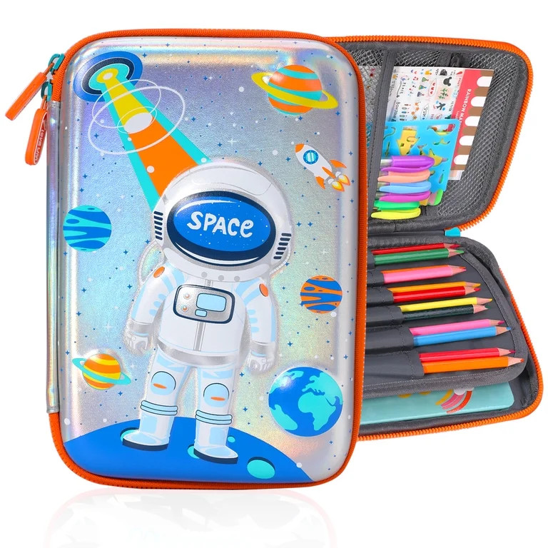 PinkSheep Space Pencil Case for Boys Girls Kids, 3D EVA Pen Pouch Box for School - Walmart.com | Walmart (US)