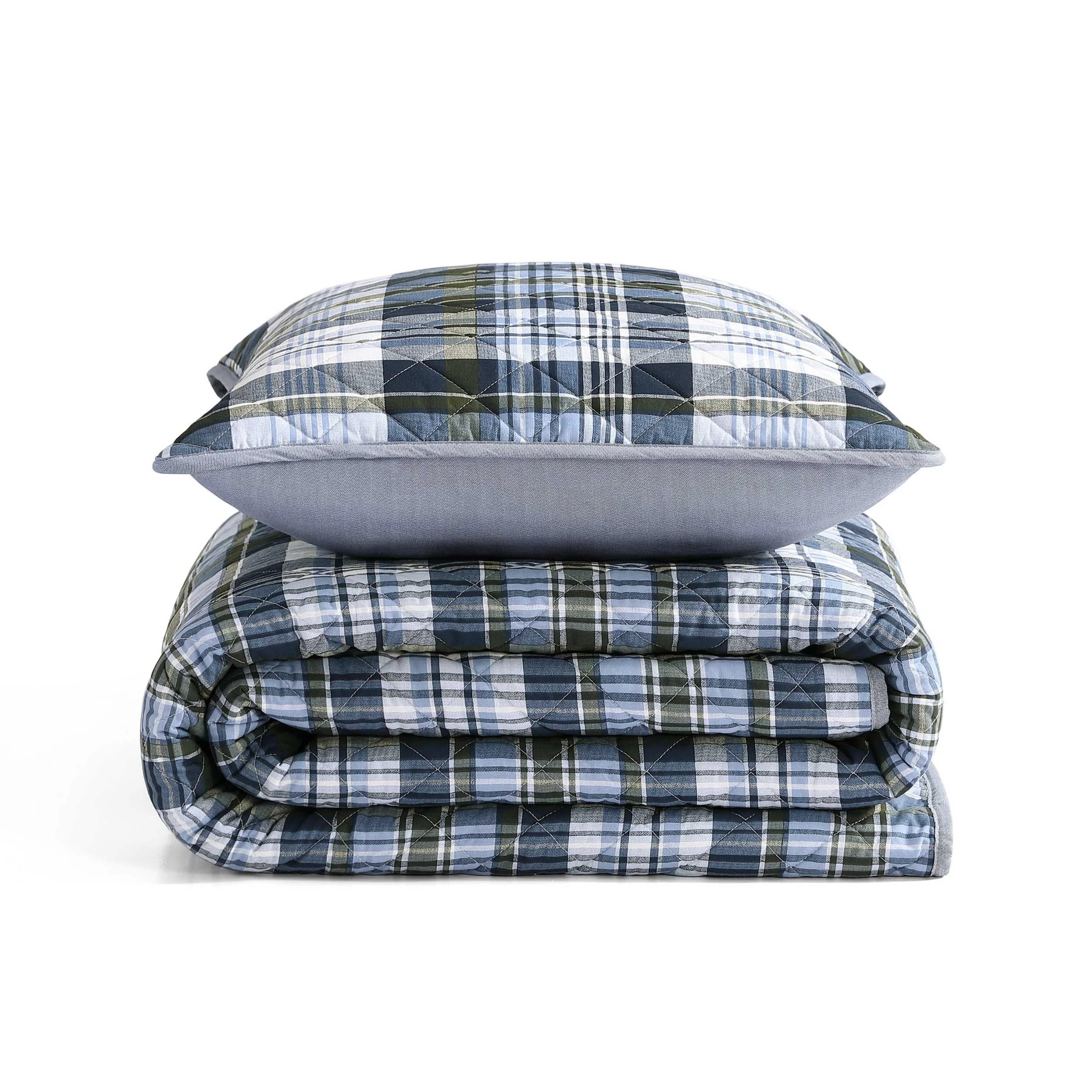 Tommy Hilfiger Bleecker Cotton Reversible Quilt Set | Wayfair North America