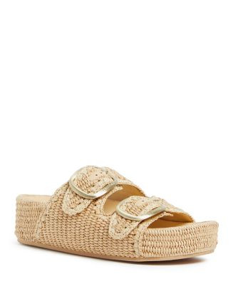 Women's Woven Buckled Espadrille Platform Sandals | Bloomingdale's (US)