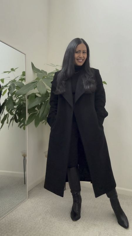 Winter Coat 4 - An elegant black wool coat staple in your wardrobe 🖤

#LTKSeasonal #LTKstyletip