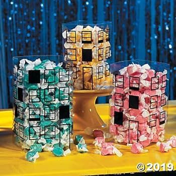Superhero City Scape Candy Buckets (6 piece set) Party Supplies | Amazon (US)