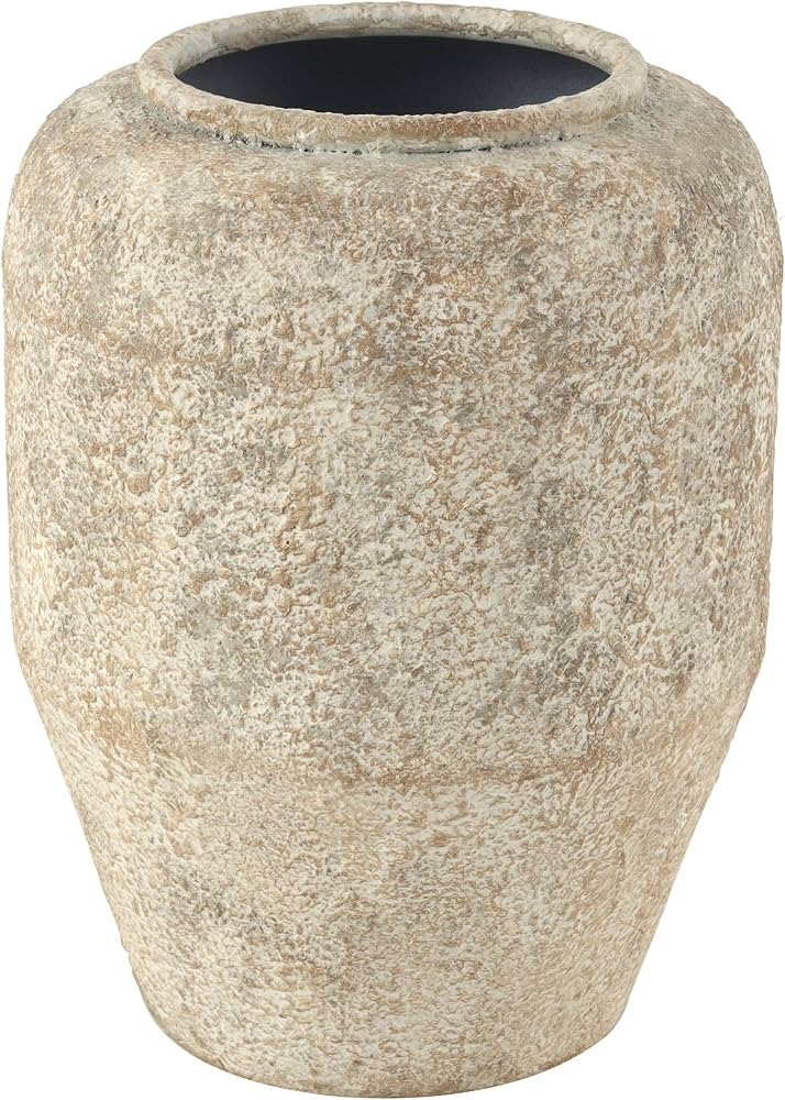 Deco 79 Metal Handmade Decorative Vase Antique Style Distressed Centerpiece Vase, Flower Vase for... | Amazon (US)