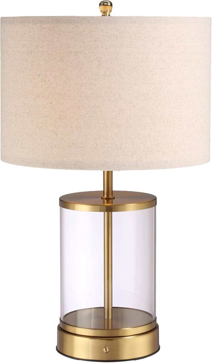 O’Bright Luma - Battery Powered Table Lamp, Cordless Glass Bedside Lamp with Rechargeable Batte... | Amazon (US)