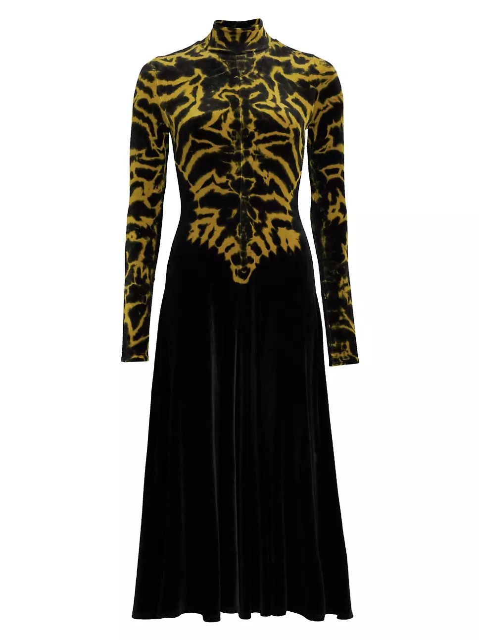 Re-Edition Tie-Dye Velvet Midi-Dress | Saks Fifth Avenue