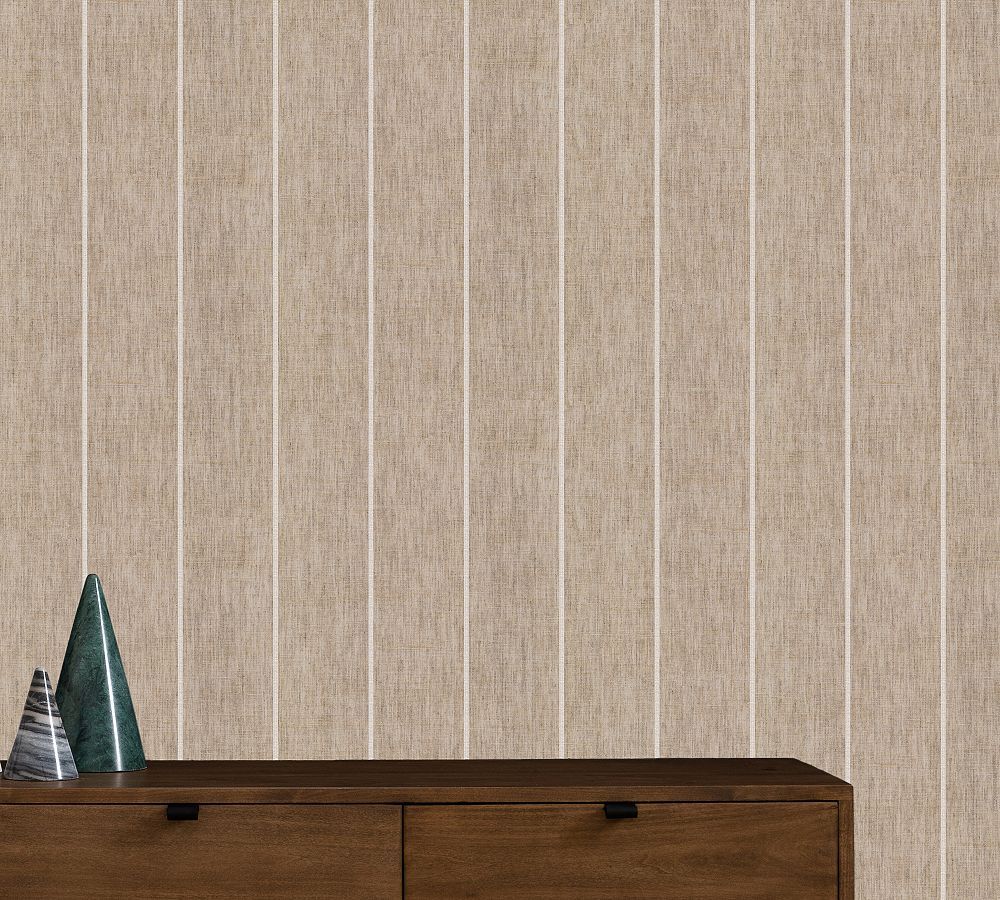 Wide Stripe Wallpaper | Pottery Barn (US)