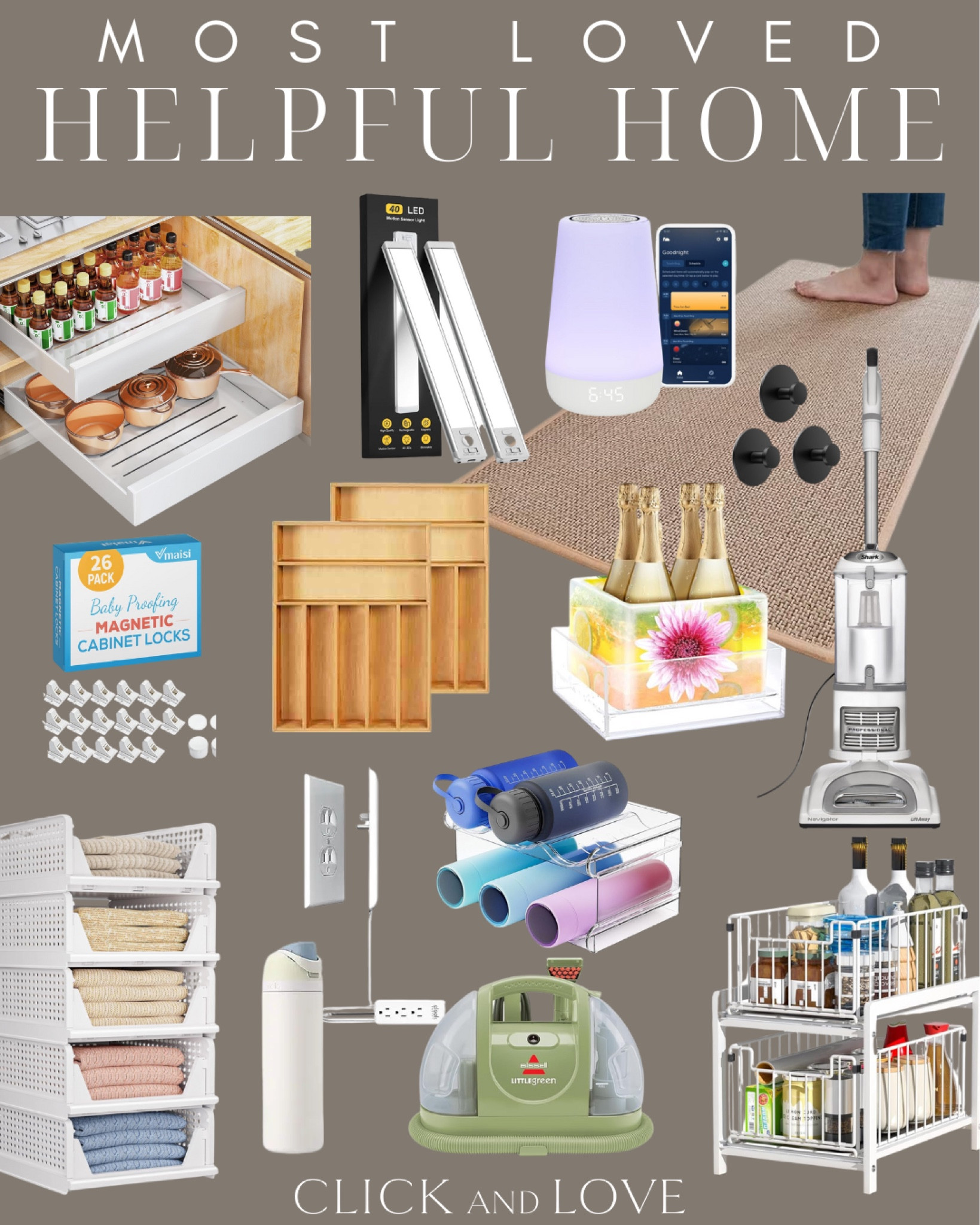 Most Loved helpful home products! I own almost all of these products and they are perfect for storage, organization, cleaning, hosting and more. Home essentials that make life a little easier. 

Most Loved helpful home products! I own almost all of these products and they are perfect for storage, organization, cleaning and more. Home essentials that make life a little easier.

home organization, cabinet organizer, kitchen organizing, cleaning tools, storage, water bottle, water bottle organizer, drawer organizer, hosting, ice mold, centerpiece, Amazon, Amazon home, Amazon must haves, Amazon finds, amazon favorites, bathroom storage, kitchen storage, sleek socket, cleaning solutions, child locks, must have for kids, closet organizer, lights, under cabinet lighting, rechargeable lights, battery powered lights, bissell, upholstery cleaner, non skid rug, runner, kitchen runner, under sink storage, vacuum 



#LTKFamily #LTKStyleTip #LTKHome

#LTKFamily #LTKHome #LTKKids