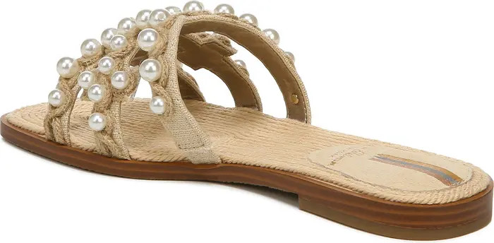 Bay Imitation Pearl Cutout Slide Sandal (Women) | Nordstrom