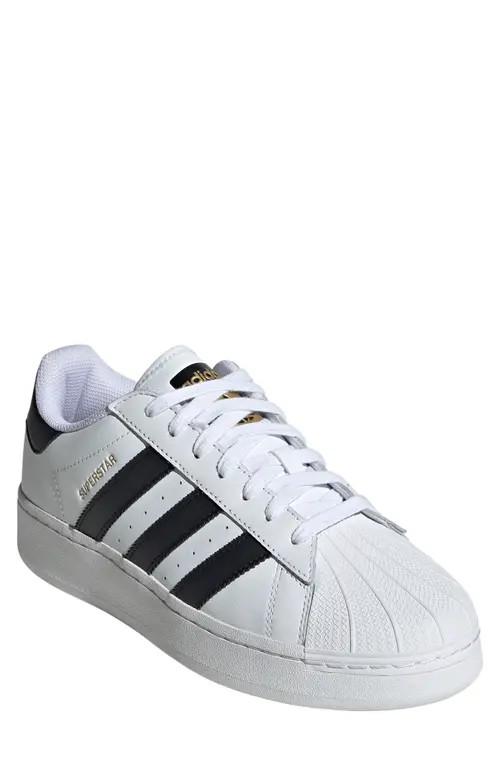 adidas Superstar XLG Lifestyle Sneaker in White/Black/Gold Metallic at Nordstrom, Size 10.5 | Nordstrom
