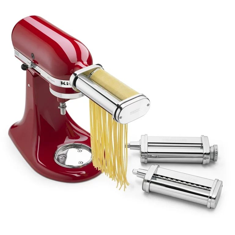 KitchenAid 3-Piece Pasta Roller & Cutter Set, KSMPRA - Walmart.com | Walmart (US)