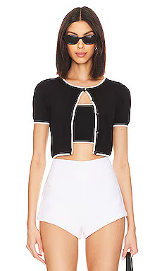 MAJORELLE Amy Cardi Set in Black from Revolve.com | Revolve Clothing (Global)