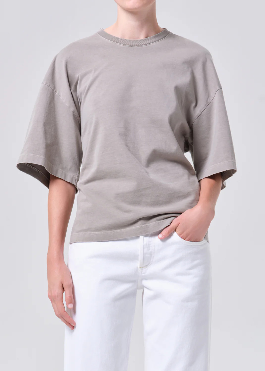 Ellery Tee in Drab | AGOLDE