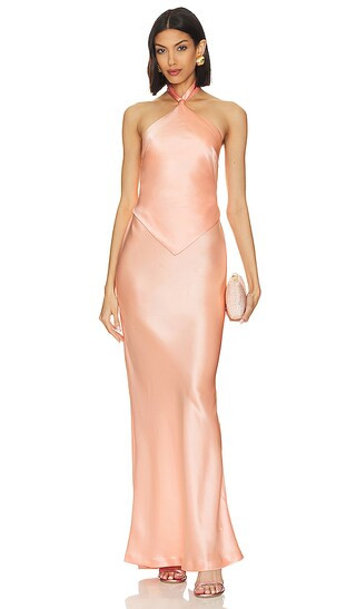 retrofete Ester Dress in Peach. - size S | Revolve Clothing (Global)