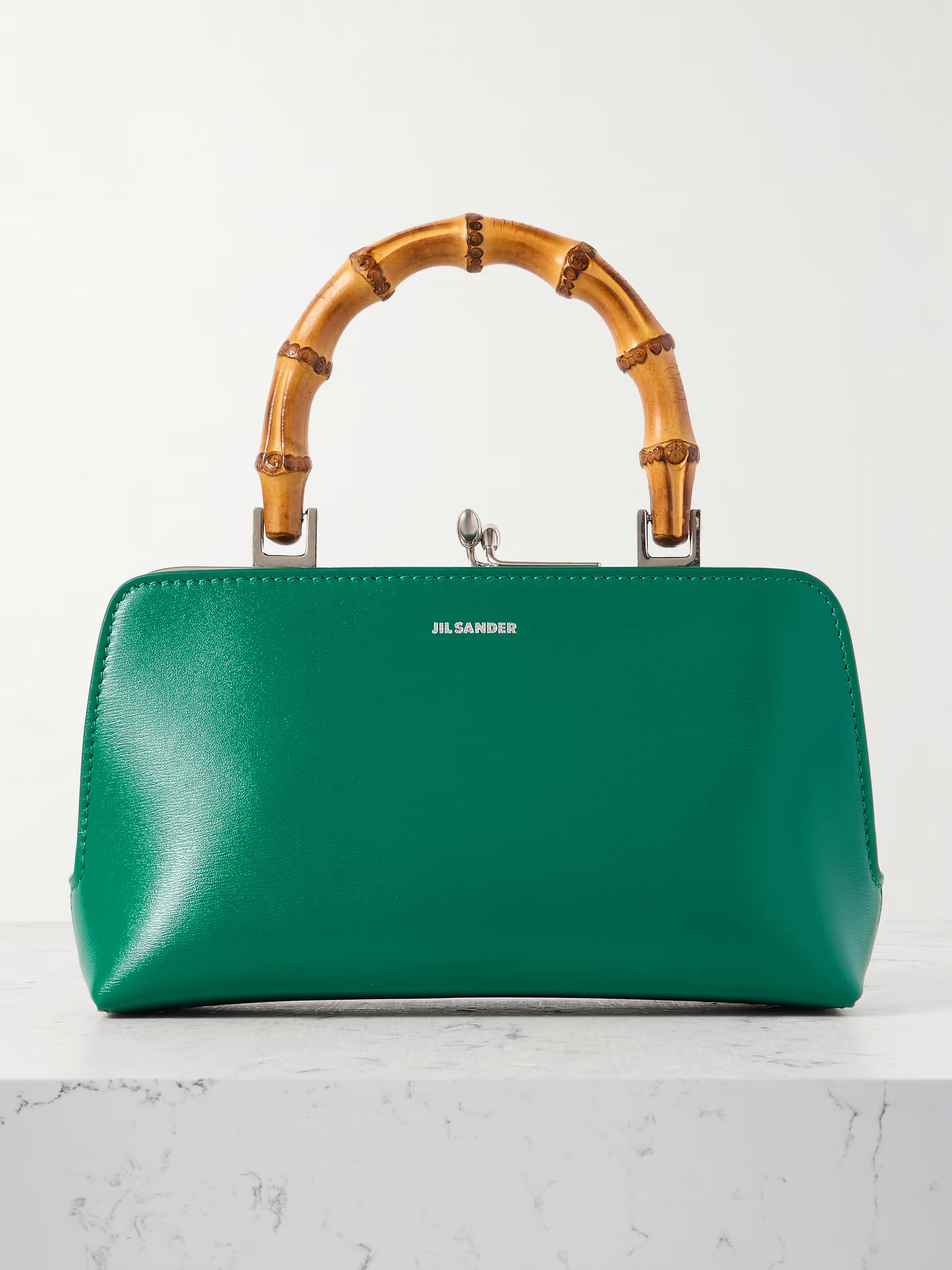 Mini bamboo and leather tote | NET-A-PORTER APAC