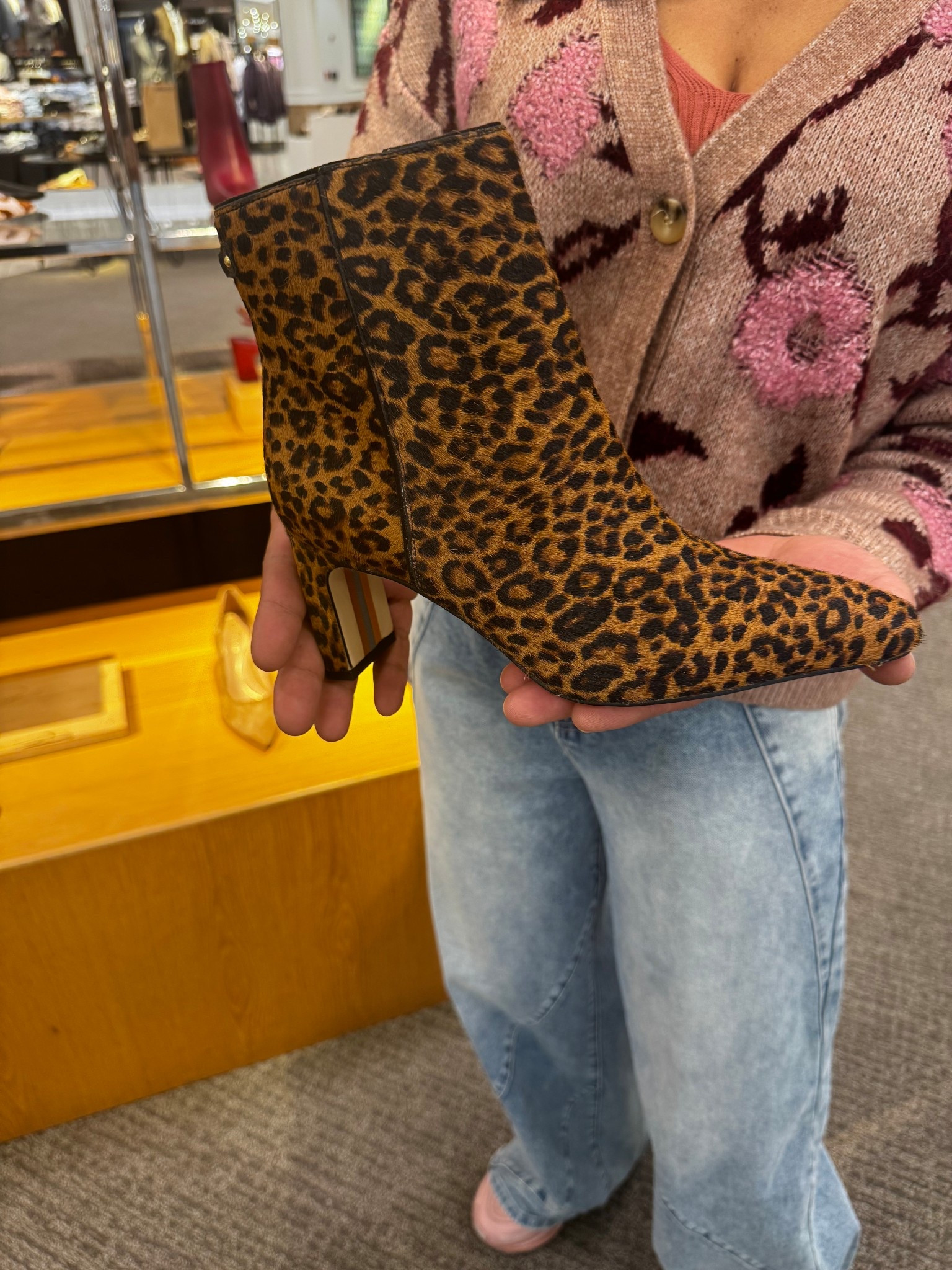 Spotted (no pun intended) while out today  

#LTKStyleTip #LTKShoeCrush #LTKSeasonal