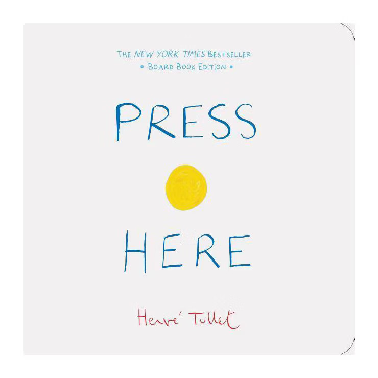 Press Here -  by Herve Tullet (Board Book) | Target