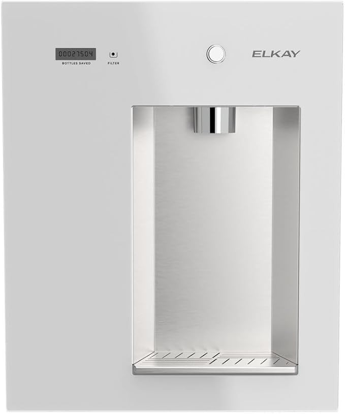 Elkay Liv EZ Built-in Filtered Wall-Mount Water Dispenser – Battery Powered, NSF Certified, Pus... | Amazon (US)