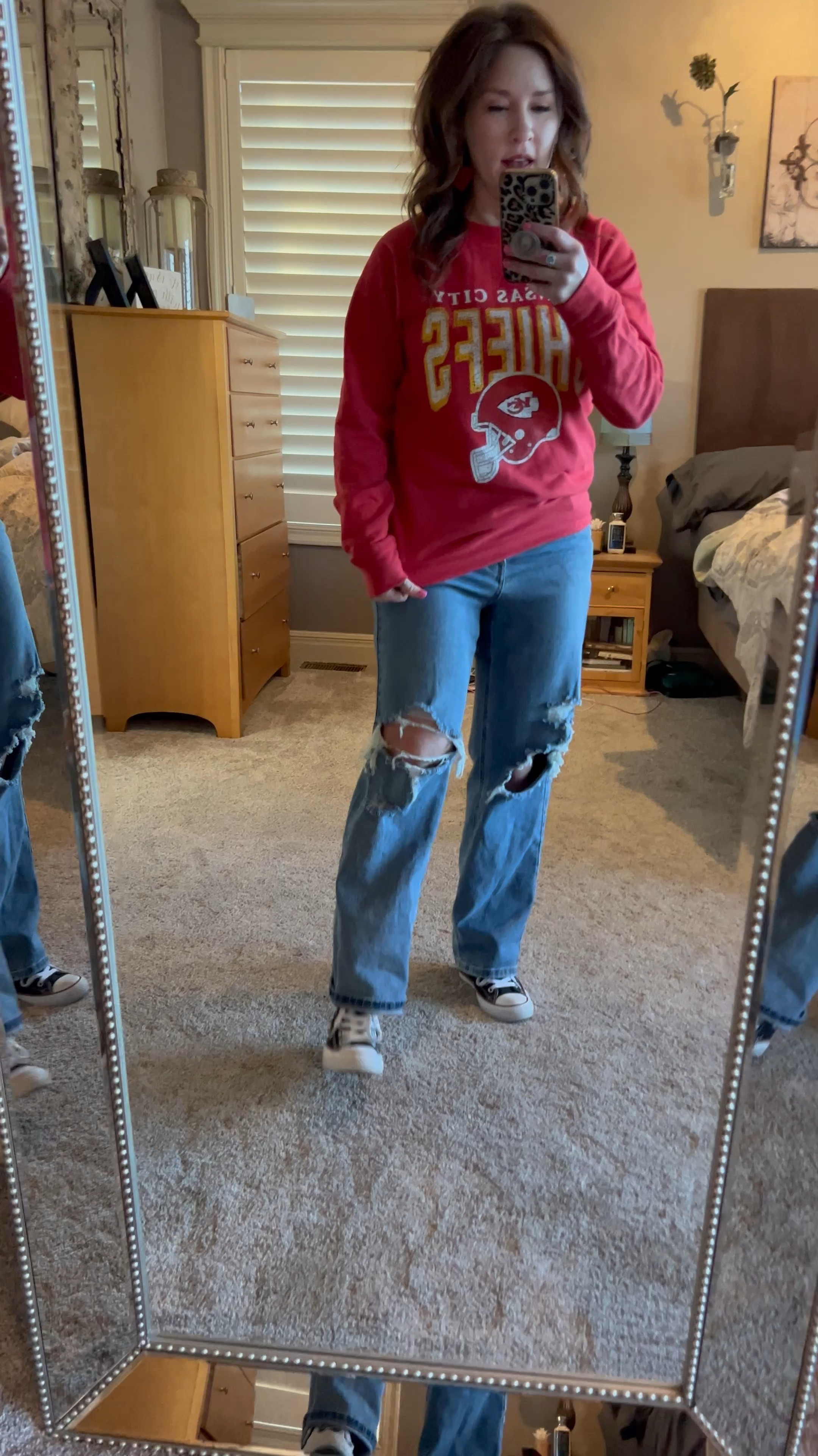 It’s Red Friday! Let’s go CHIEFS ❤️🏈💛 
#CrazyBusyMama #SuperBowl #RedKingdom #Chiefs 

#LTKunder50 #LTKshoecrush #LTKFind