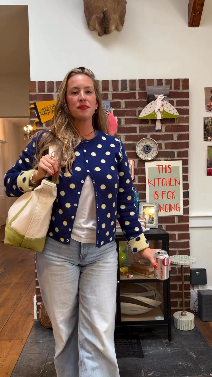 Polka dots are coming in hot this spring and I love it! 
This reversible cardigan from @Anthropologie is perfect! 

#LTKSaleAlert #LTKootd
