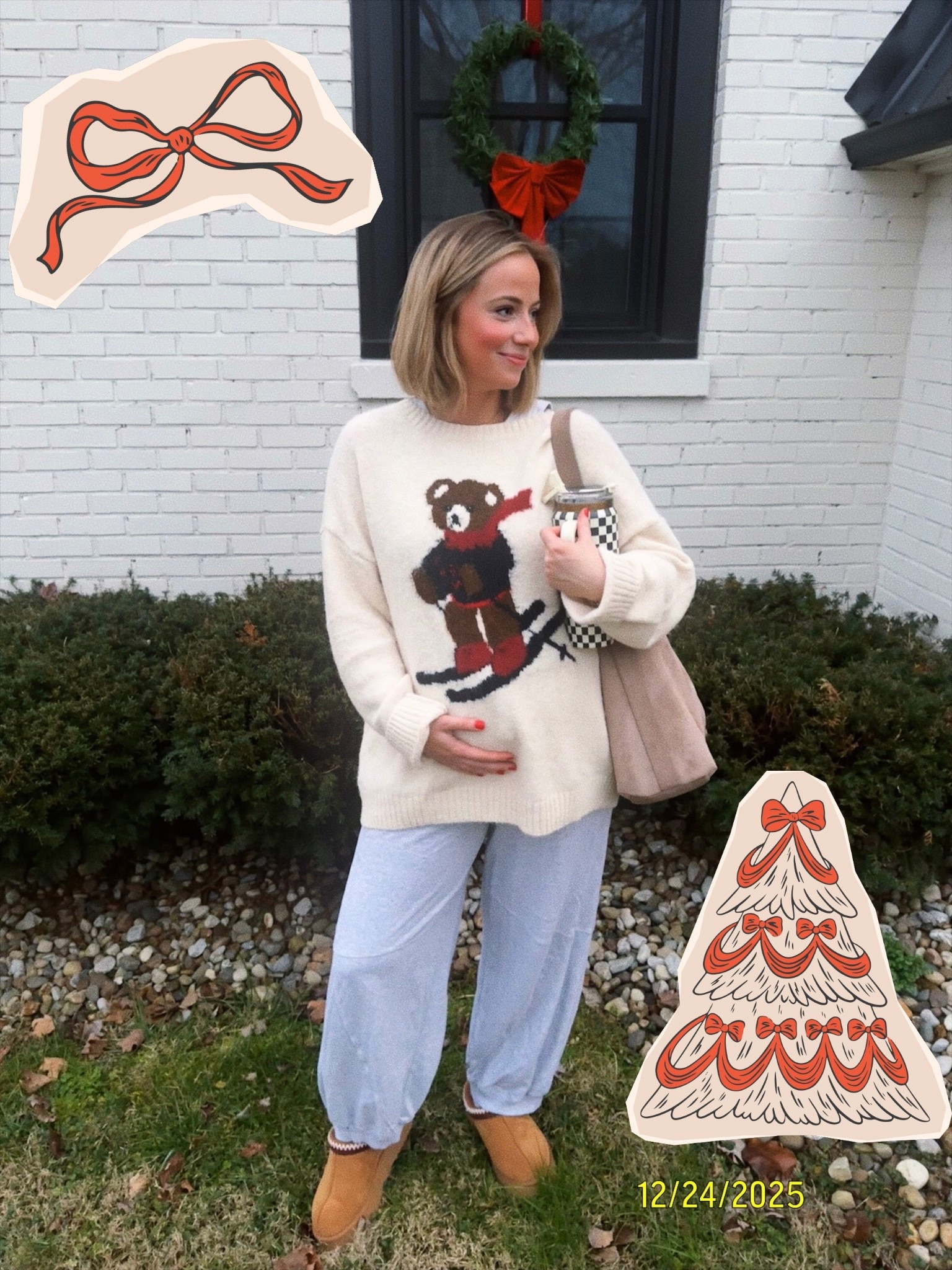 comfy Christmas Eve ootd ✨🎄🧸

#LTKootd #LTKHoliday #LTKBump