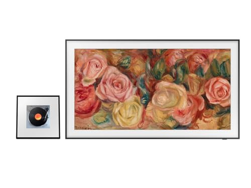 SAMSUNG 55-Inch Class QLED 4K LS03D The Frame Series Quantum HDR Smart TV (QN55LS03D, 2024 Model) w/ SAMSUNG LS60D Music Frame Smart Speaker with Dolby Atmos Audio, HW-LS60D/ZA (Newest Model) | Amazon (US)