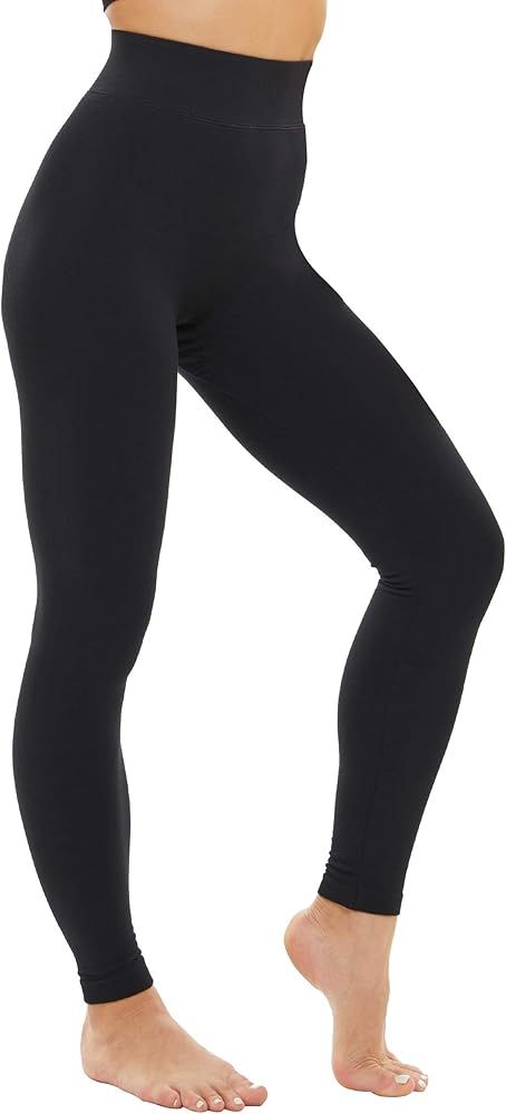 DINNAPE Thick Tummy Control Fleece Lined Leggings for Women High Waisted Soft Warm Yoga Seamless... | Amazon (US)