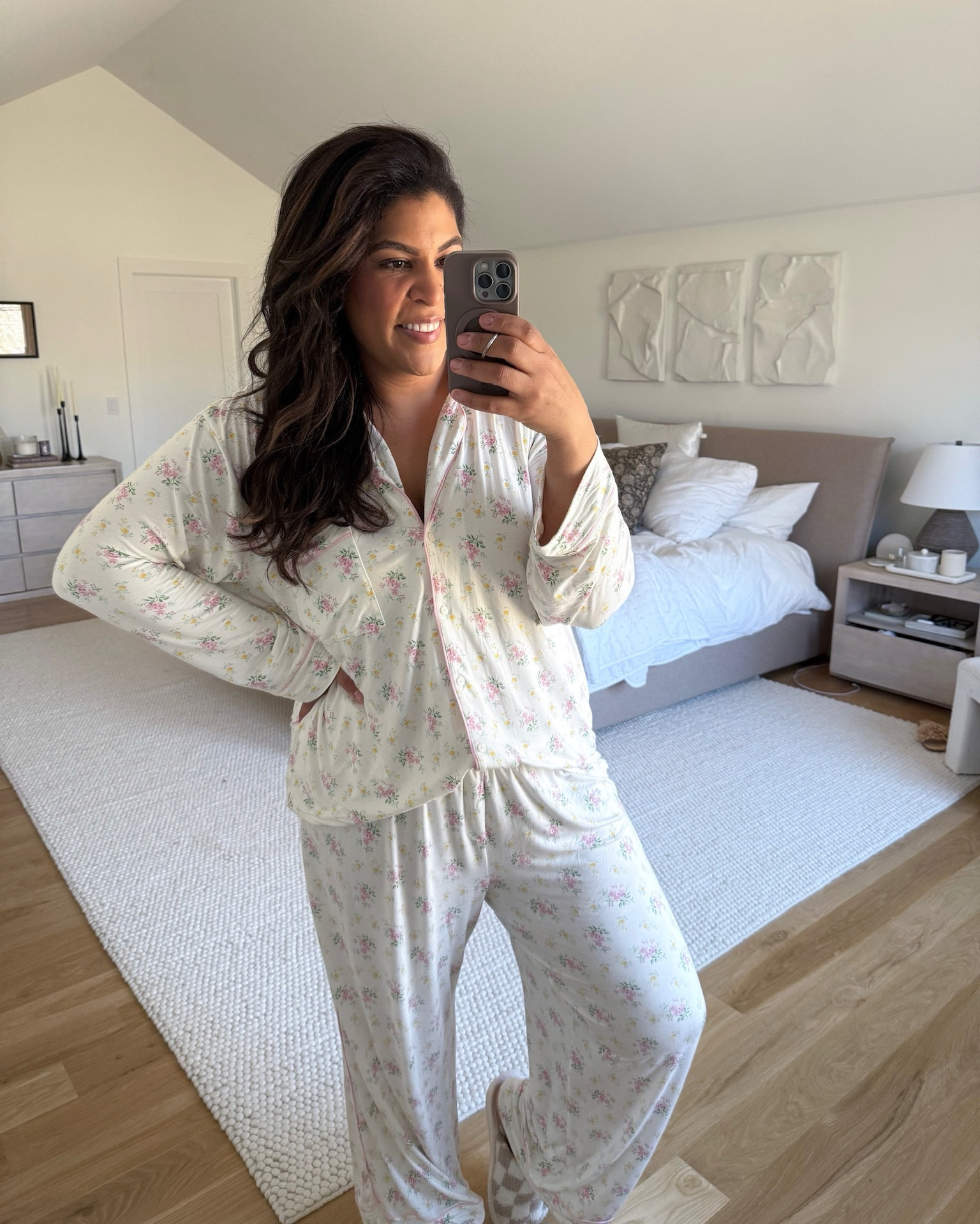 Love these cozy pajamas! Midsize approved! 💓  I'm 5'9" 38D size 12/xl! Wearing XXL on top and XL on bottom! 





#LTKMidsize #LTKSaleAlert #LTKSeasonal