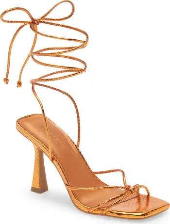 Karyn Ankle Tie Sandal (Women) | Nordstrom