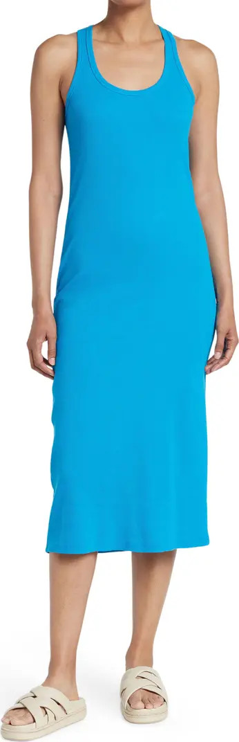 Scoop Neck Racerback Rib Knit Tank Dress | Nordstrom Rack