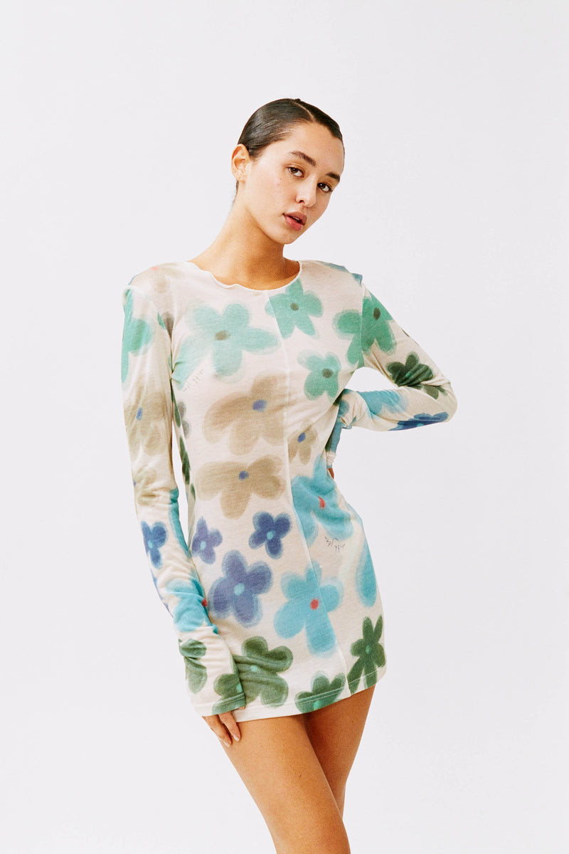 Kenny Dress | Viola Bloom | With Jean (US)