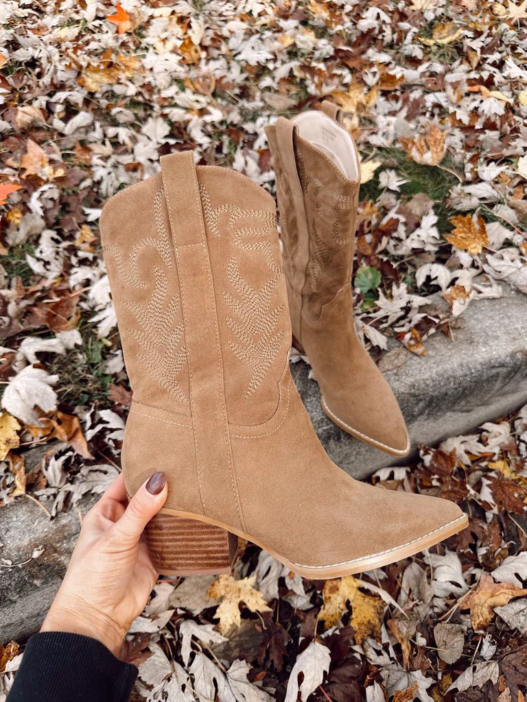 Stormi Camel Western Boots | She Is Boutique