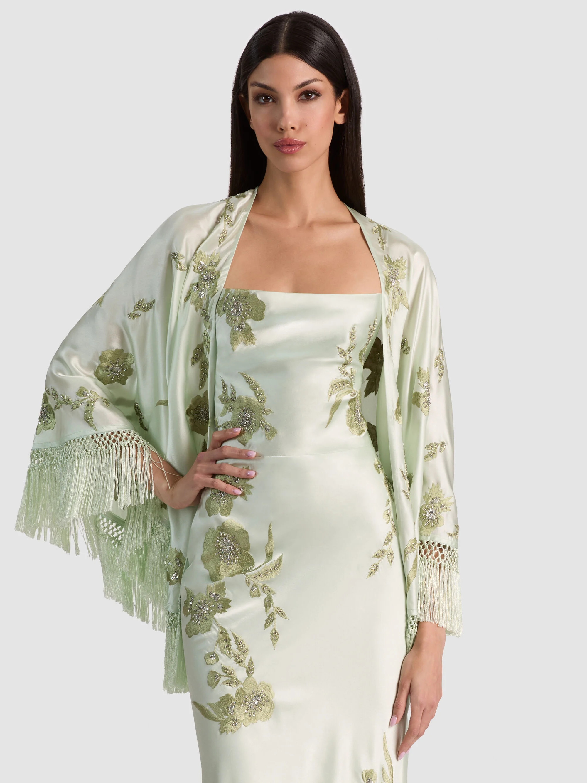 MARLENE SHAWL SCARF | Alice + Olivia
