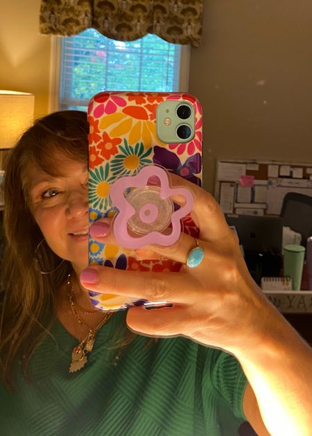 Love my new phone case & pop socket! So cute for spring & summer! Question, do you consider your phone case an accessory? 

#phonecase #springaccessories #summeraccessories #popsocket 

#LTKGiftGuide #LTKOver40 #LTKFindsUnder50