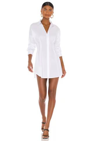 OW Intimates Ella Shirt Dress in White from Revolve.com | Revolve Clothing (Global)