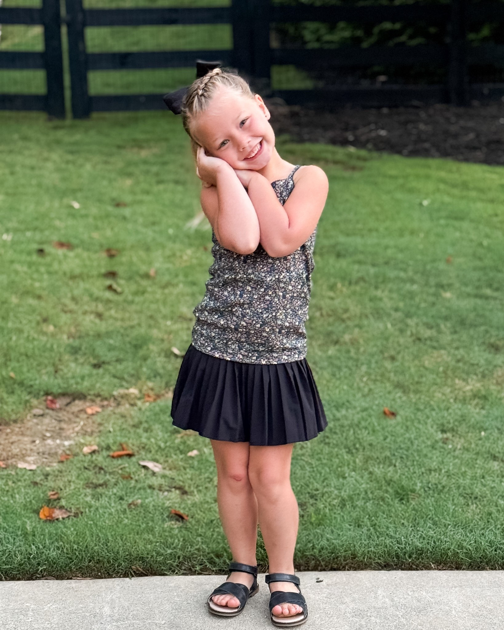 So in love with Eliza’s pleated athletic skort that we stocked up on a bunch more while they’re on sale today for $10.50! In the pleated style and all other athletic styles 👍🏼 Her cute leather sandals are also on major sale right now and come in several colors. 

#LTKActive #LTKKids #LTKSaleAlert