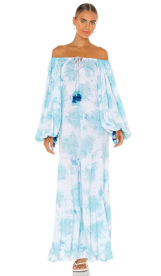 Pima Pea Dress in Light Blue Tie Dye | Revolve Clothing (Global)