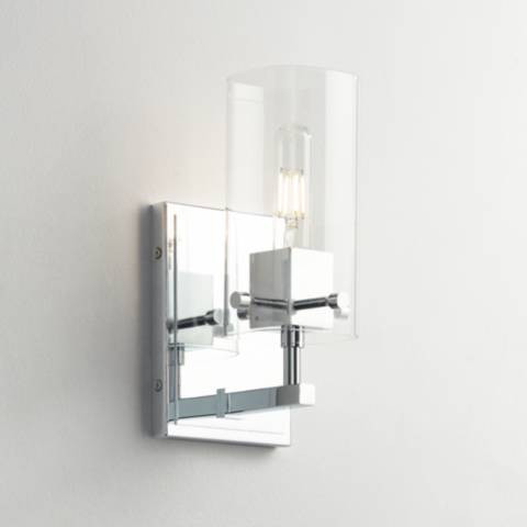 Possini Euro Metis 11" High Chrome Wall Sconce | Lamps Plus