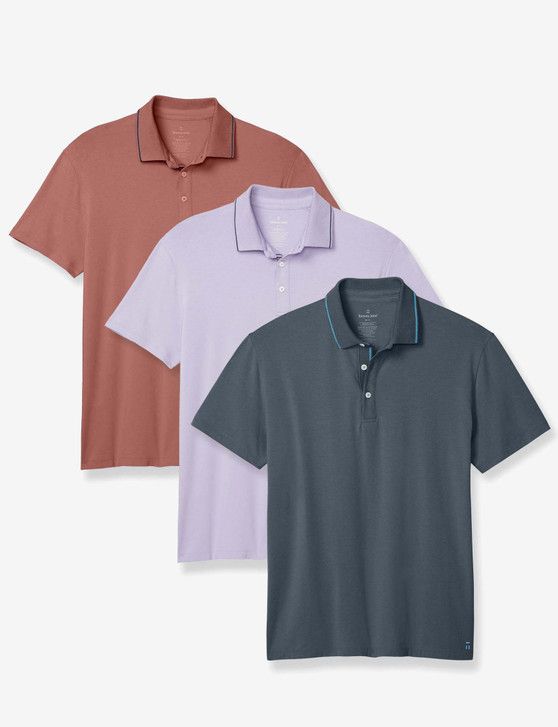 Second Skin Comfort Polo (3-Pack) | Tommy John