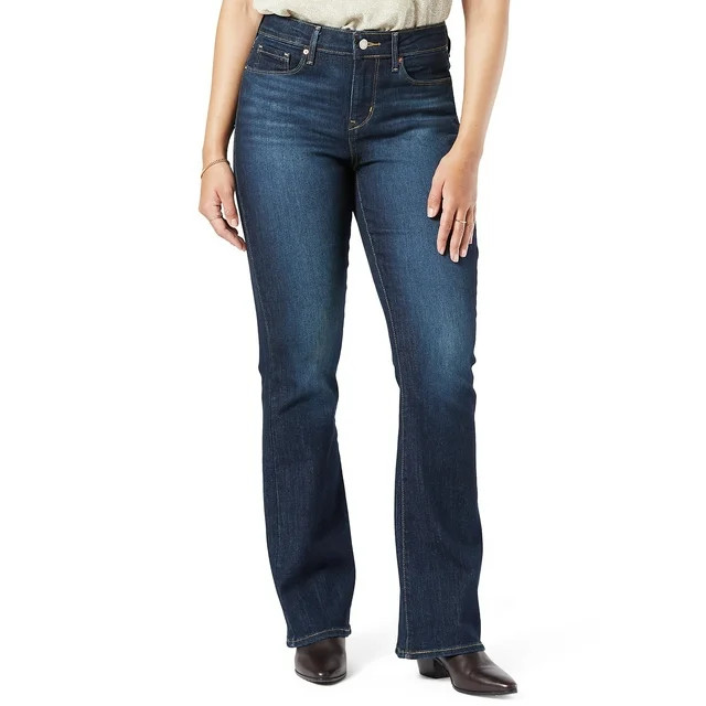 Signature by Levi Strauss & Co. Women's Mid-Rise Bootcut Jeans | Walmart (US)