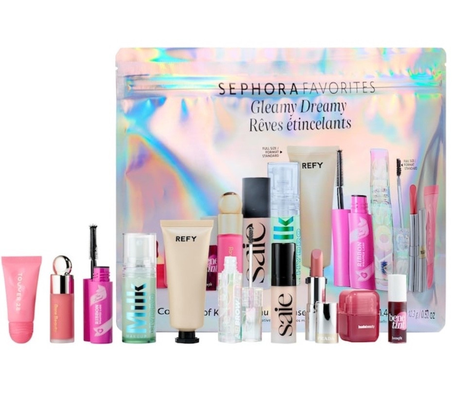 Sephora Favorites 
Gleamy Dreamy Makeup Value Set

#LTKFindsUnder100 #LTKSaleAlert #LTKBeauty