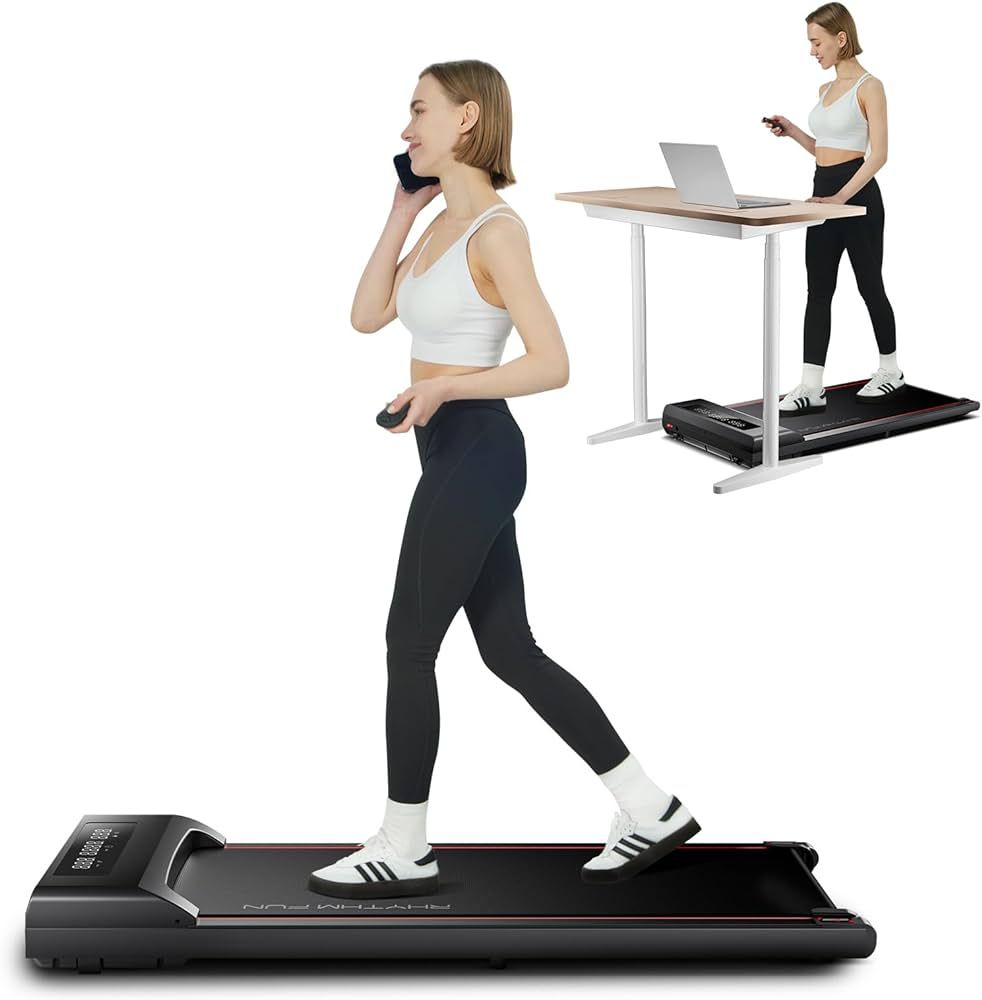 RHYTHM FUN Walking Pad Treadmill, Under Desk Treadmill for Home, 2 in 1 Walking Treadmill, 2.5HP ... | Amazon (US)