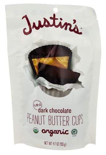 Justin's Organic Mini Peanut Butter Cups Dark Chocolate -- 4.7 oz - 2 pc | Amazon (US)