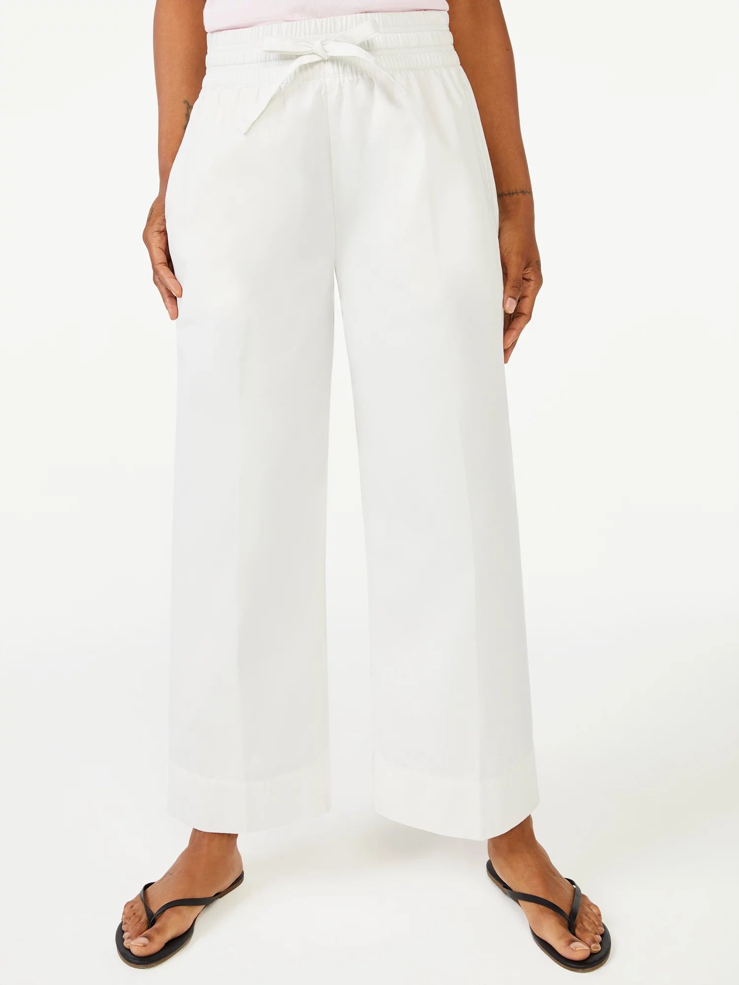 Free Assembly - Free Assembly Women's Pull-On Wide Leg Pants - Walmart.com | Walmart (US)