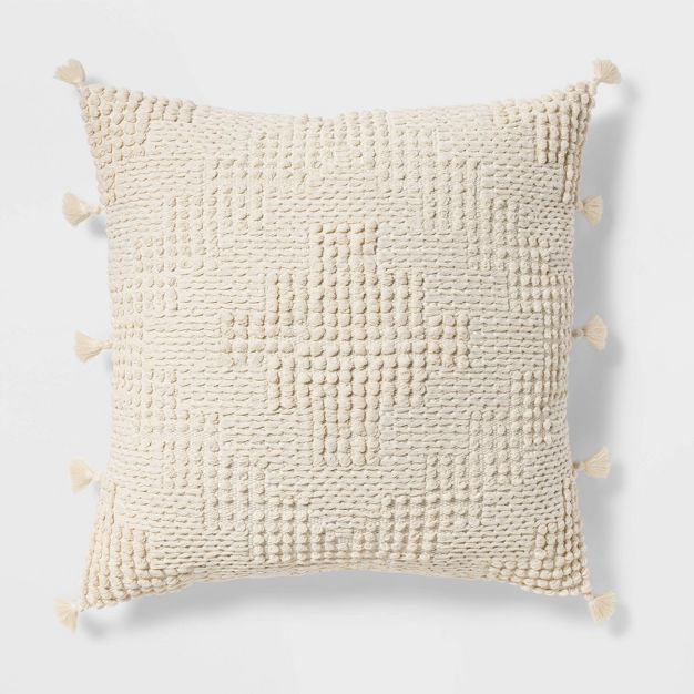 Oversize Chunky Textured Diamond Throw Pillow - Opalhouse™ | Target