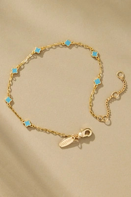 Clover Chain Wrap Bracelet | Anthropologie (US)