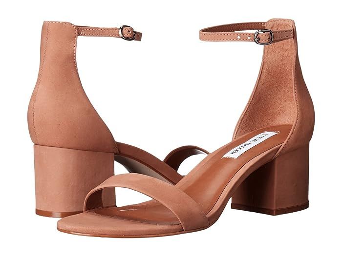 Steve Madden Irenee Sandal (Tan Nubuck) Women's 1-2 inch heel Shoes | Zappos