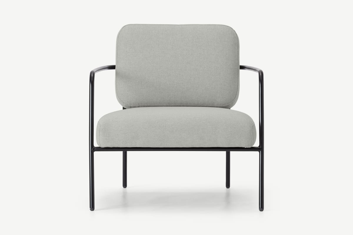 HomeSesselOhrensesselHopper Sessel, Hagelgrau und Marlgrau | MADE.com (DE & AT)