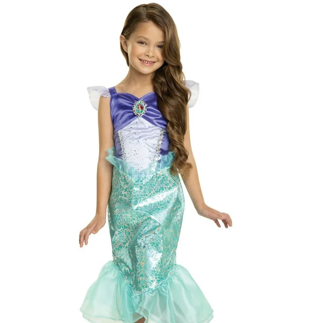 Disney Princess Little Mermaid Ariel Dress up Gown for Children Ages 4 to 6 Years - Walmart.com | Walmart (US)